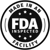 Made in an FDA inspected facility seal